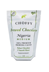 Choffy Brewed Cacao - Nigeria Medium Roast 10 oz - Robust, Chocolaty and Smooth