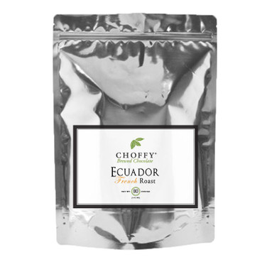 Choffy Brewed Cacao  - Ecuador French Roast - 80oz Complex, Robust & Coffee-Like.
Approximately 144-160 - 6 oz. servings.