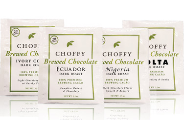 Choffy Brewed Cacao  Nibs- Dark Roast Sampler Pack
