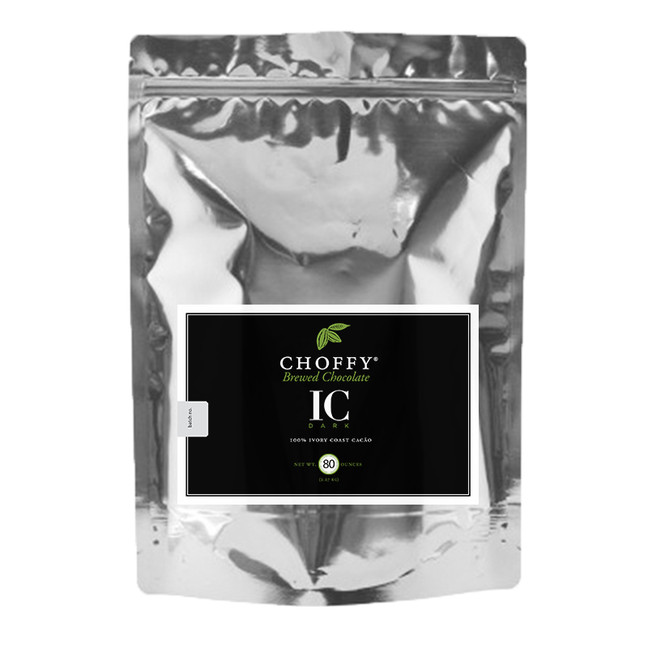 Cacao Coffee Choffy Brewed Cacao NIbs  - IC Dark - 80oz Light Chocolaty & Earthy. It’s the uncoffee that brews like coffee.