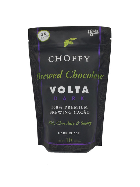 Choffy Brewed Cacao- Volta Dark - 10oz Volta dark roast is probably the most chocolatey flavor.