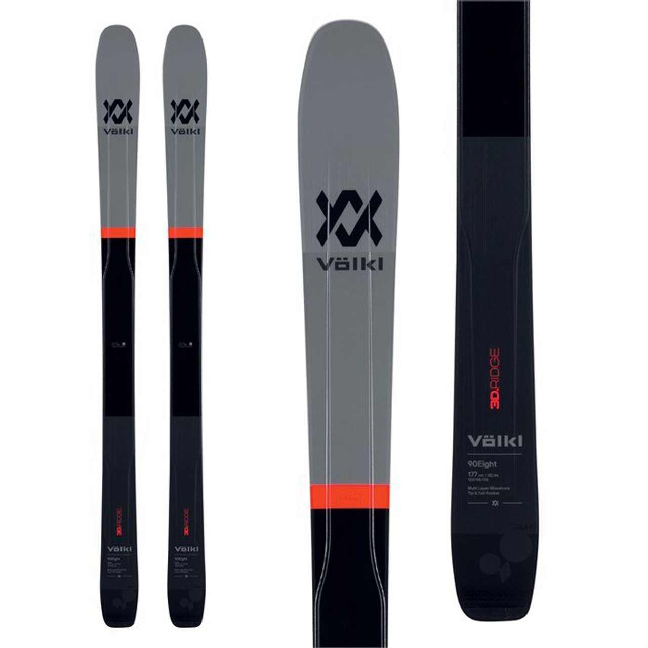 Volkl 90Eight Skis 2020 Level Nine Sports