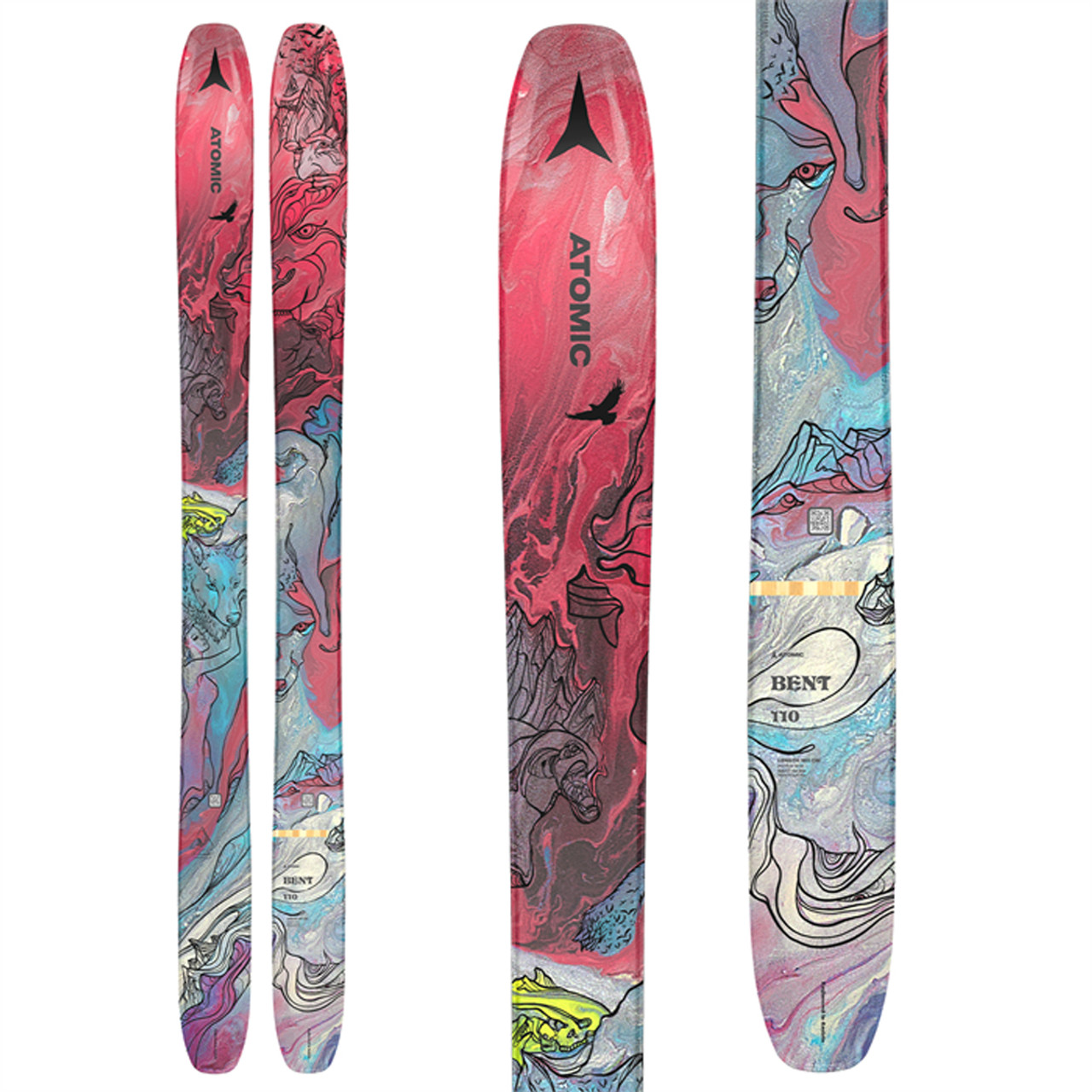 Atomic BENT CHETLER 110 Skis 2023 Level Nine Sports