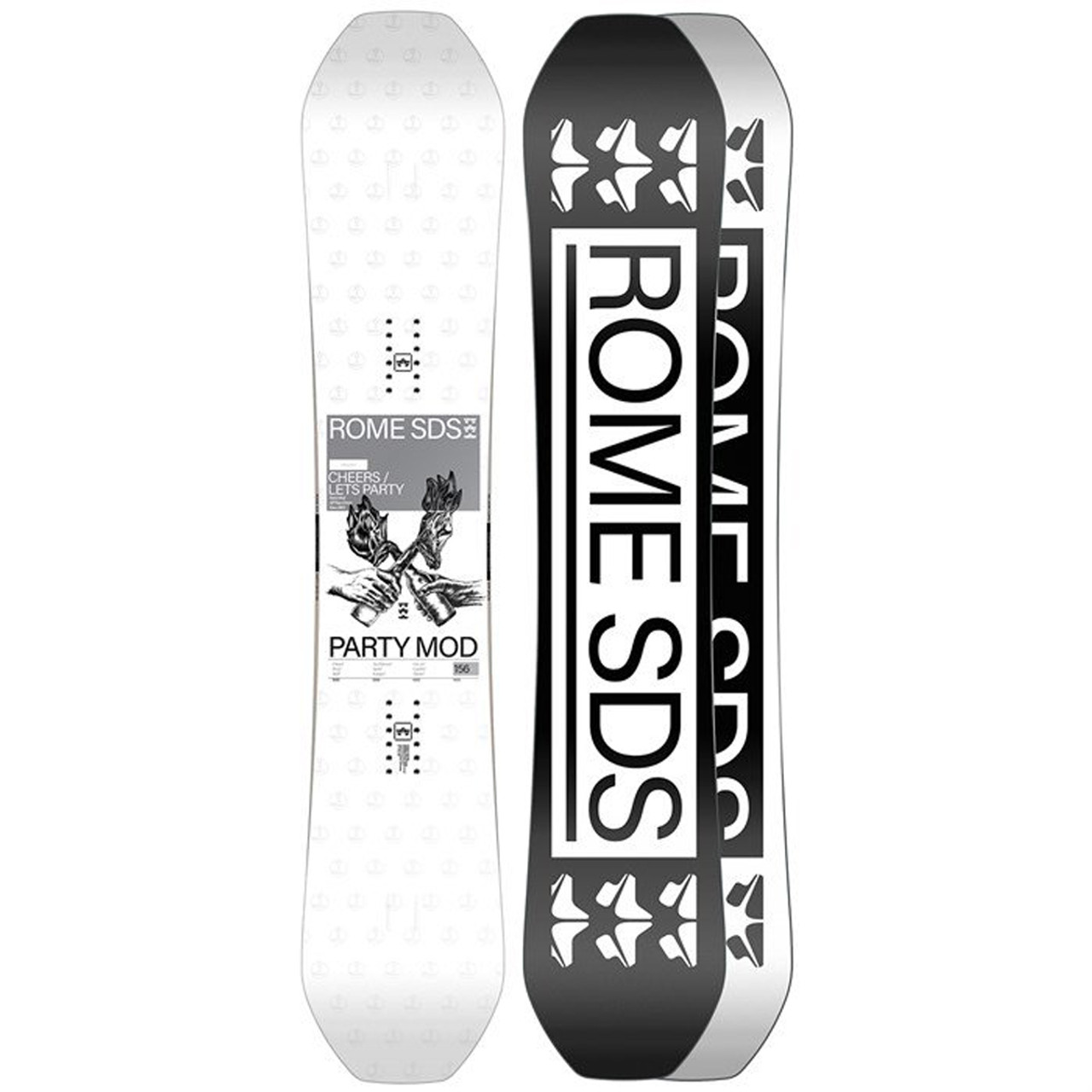 Rome Party Mod Snowboard 2023 - Level Nine Sports