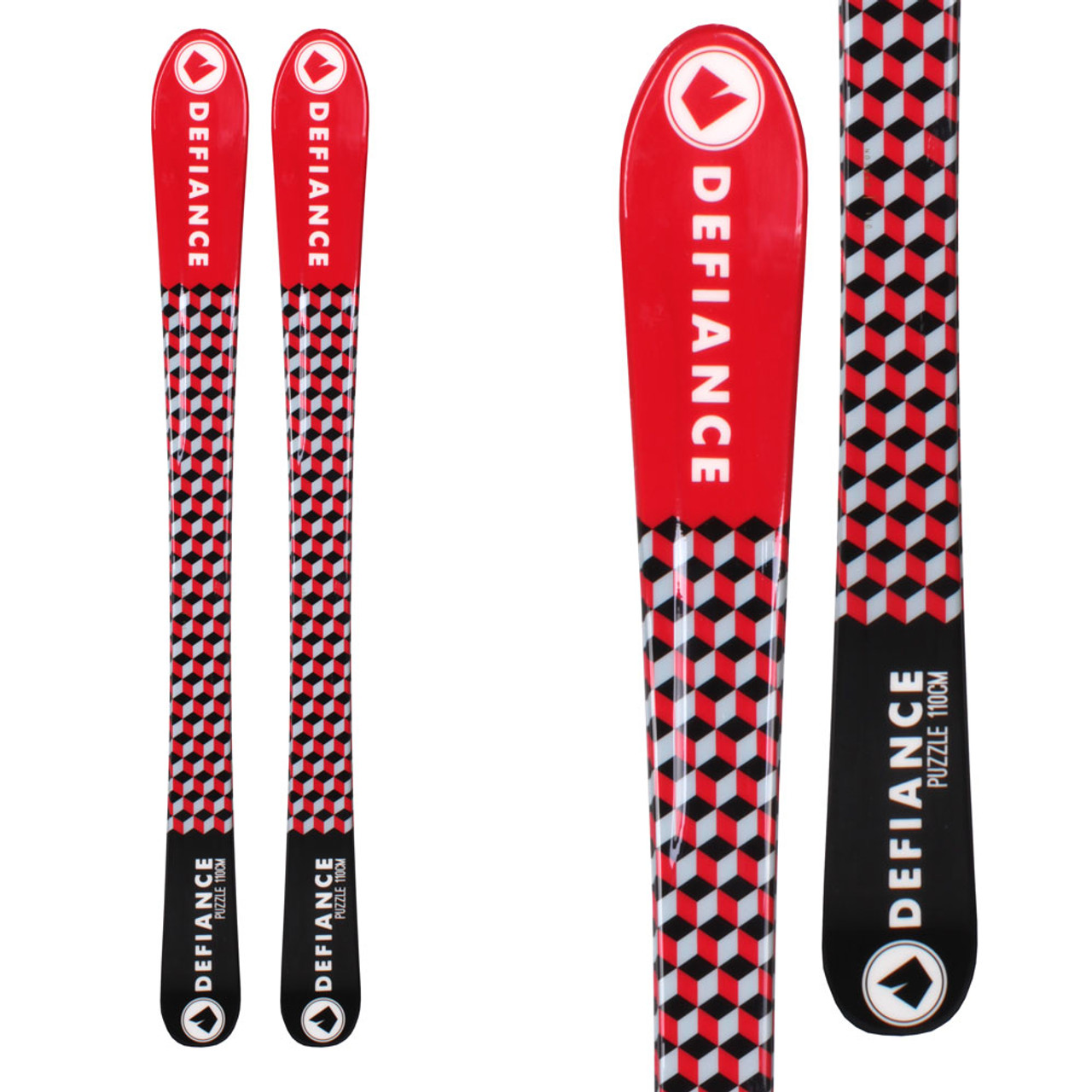 Defiance Puzzle BGrade Children's Skis Level Nine Sports