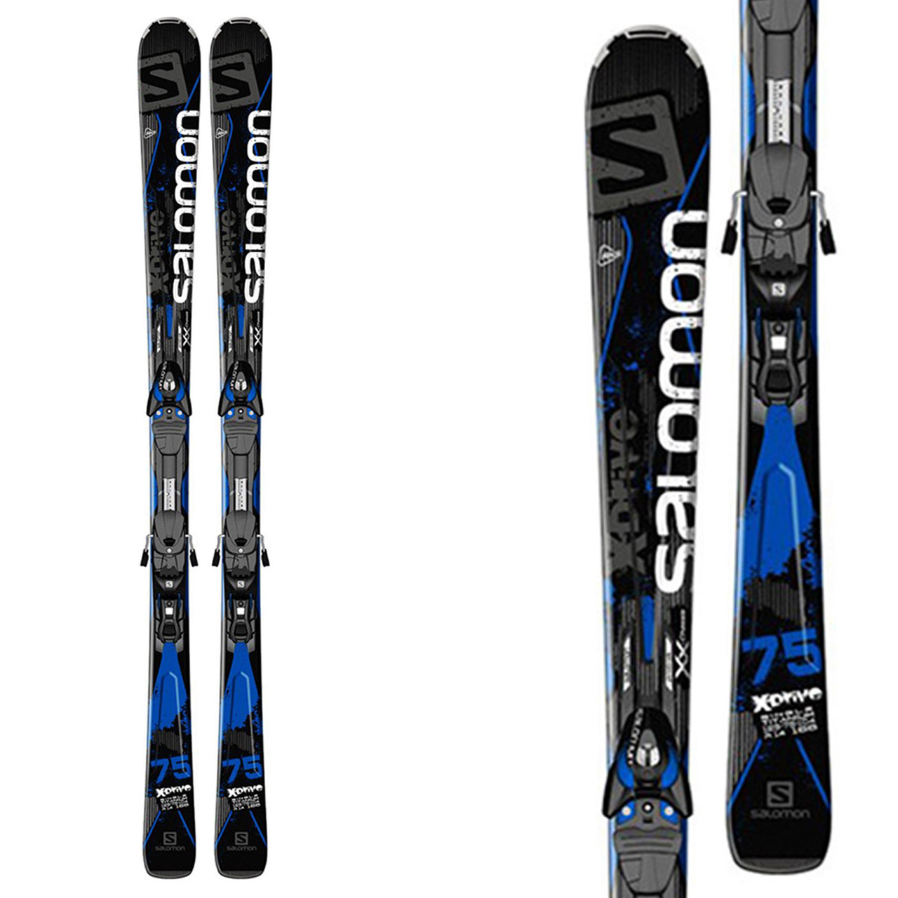 Port Oppervlakkig fysiek Salomon X-Drive 75 Skis w/Z10 Bindings - Level Nine Sports