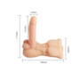 Real Feel Masturbator Sex Torso - Vibrating Dildo Sex Toy