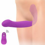 Remote Control Wireless Strapless Strap On Vibrator Sex Toy