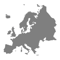 silhouette of europe