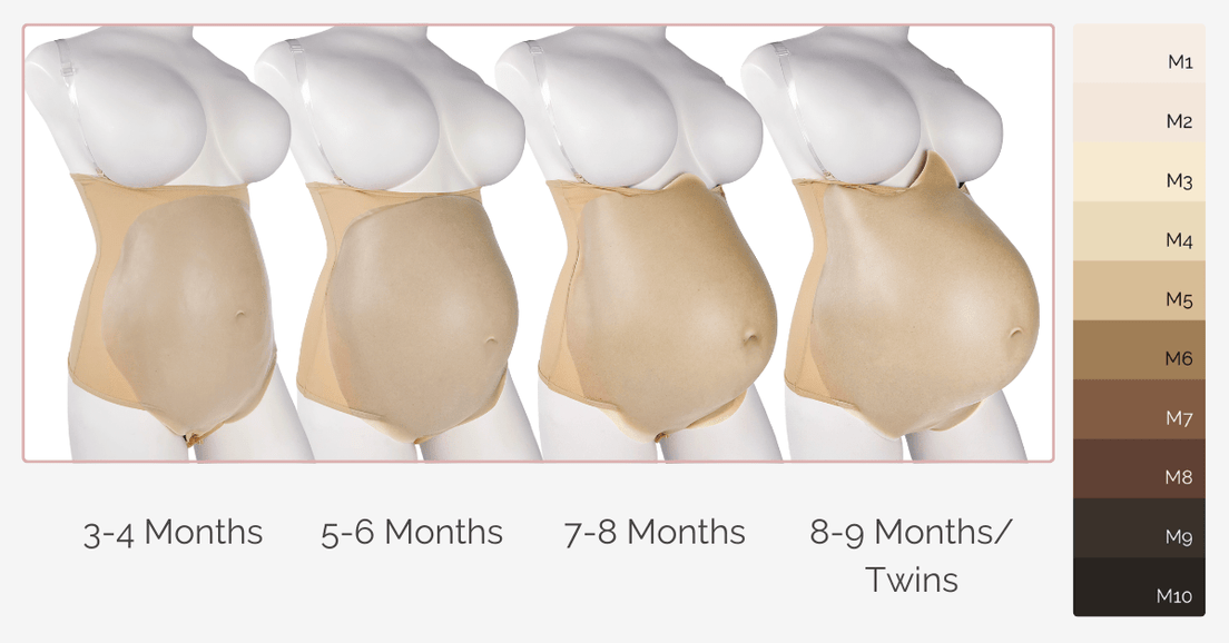 How to Choose the Right Size and Skin Tone for Your Fake Pregnant Belly