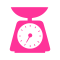 Weight icon representing the physical load of the fake pregnancy bump