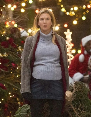 Renée Zellweger as Bridget Jones wearing our fake pregnant belly