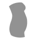 3-4 Month Bump Size Silhouette