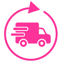 express shipping available logo