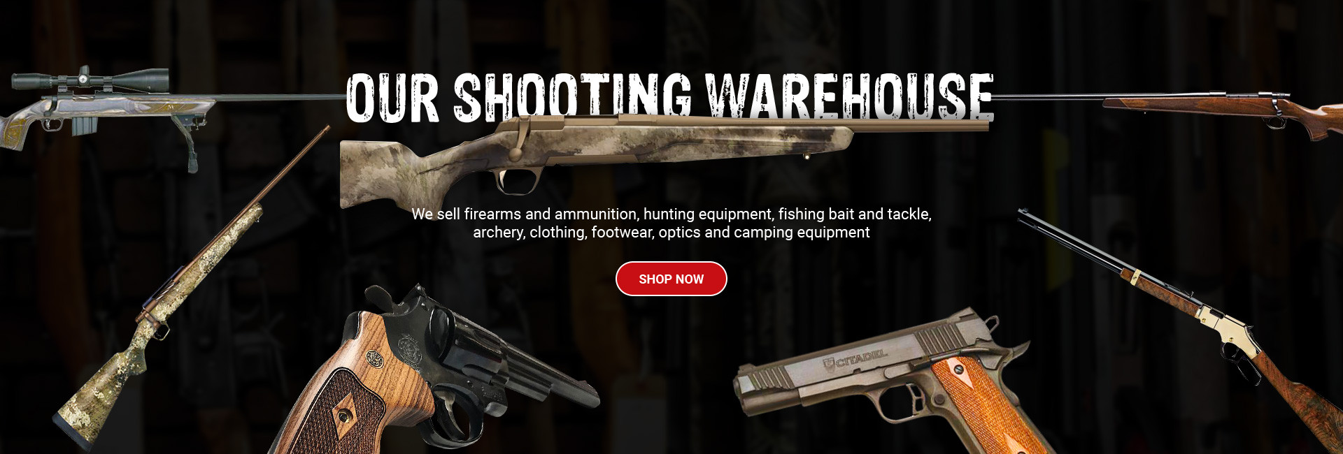 Hunting - An Fishing & Weapons Equipment Store Template