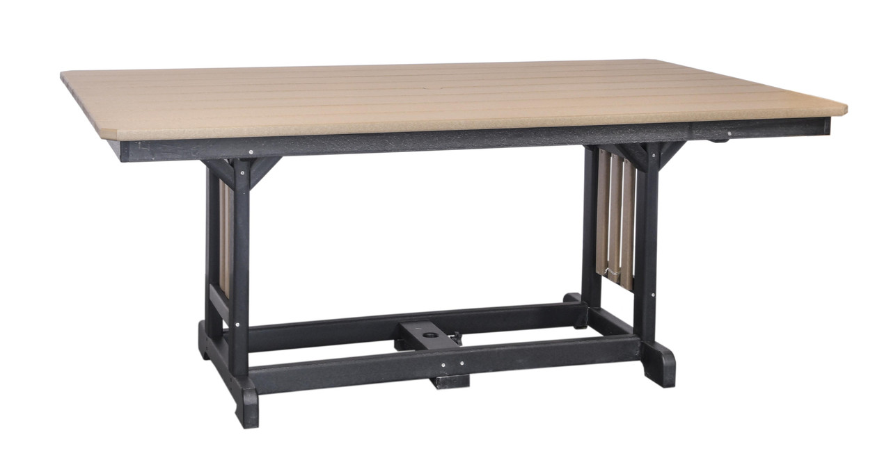 44x72 Rectangle Levi's Leisure Table - Kauffman Lawn Furniture