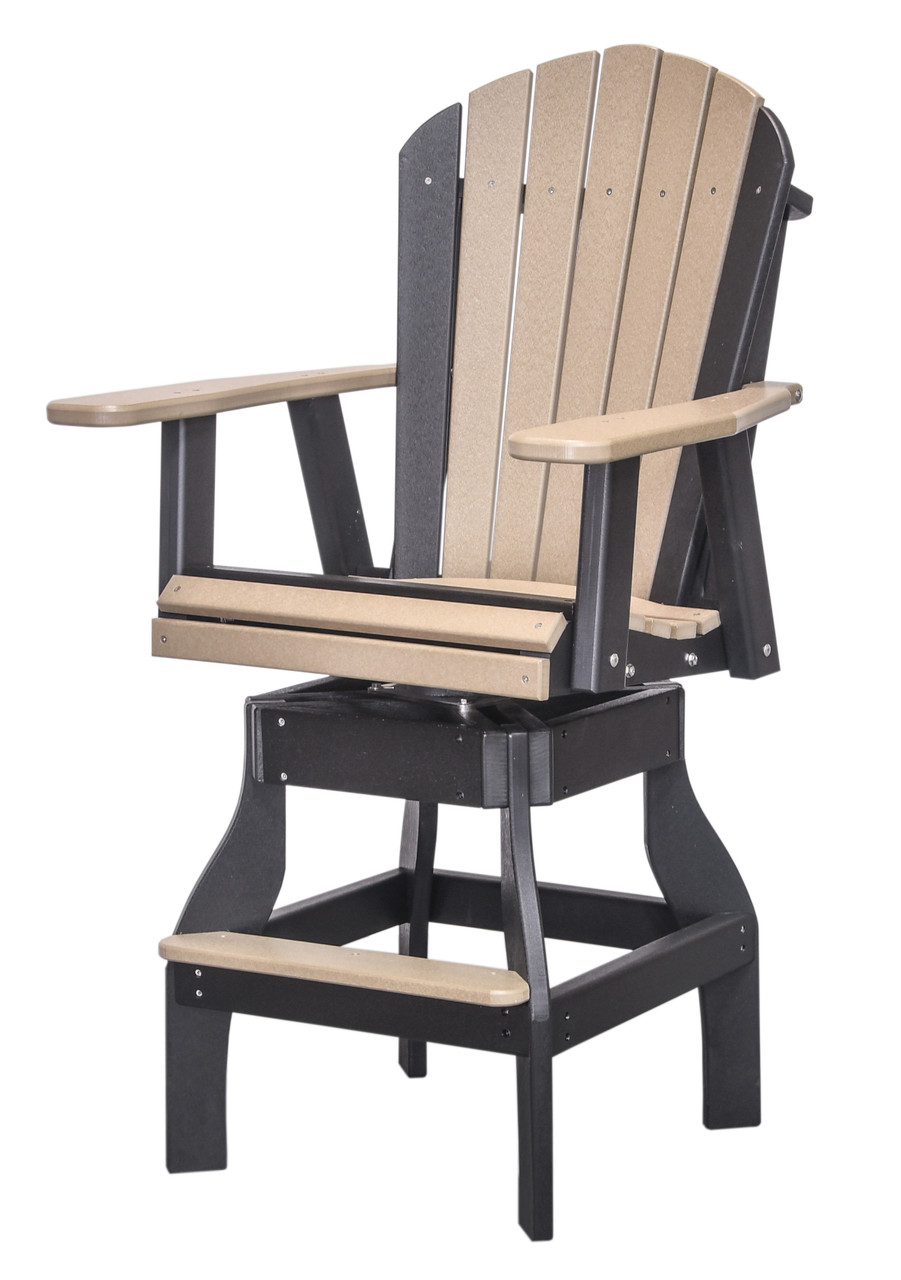 Adirondack Swivel Bar Chair Kauffman Lawn Furniture