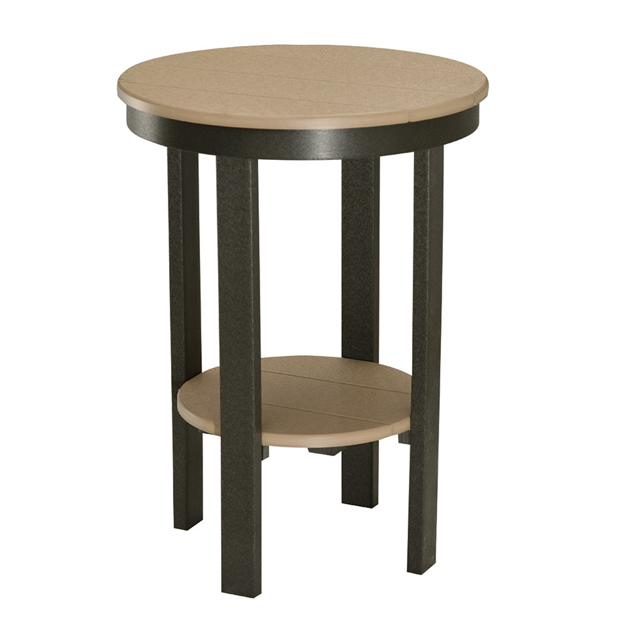 Round Counter Height End Table Kauffman Lawn Furniture