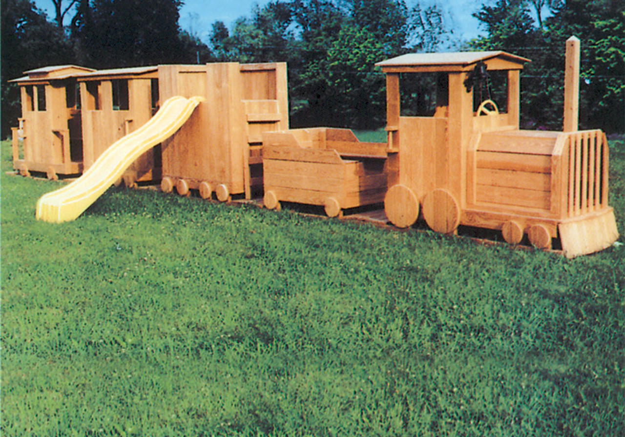 train outdoor playset