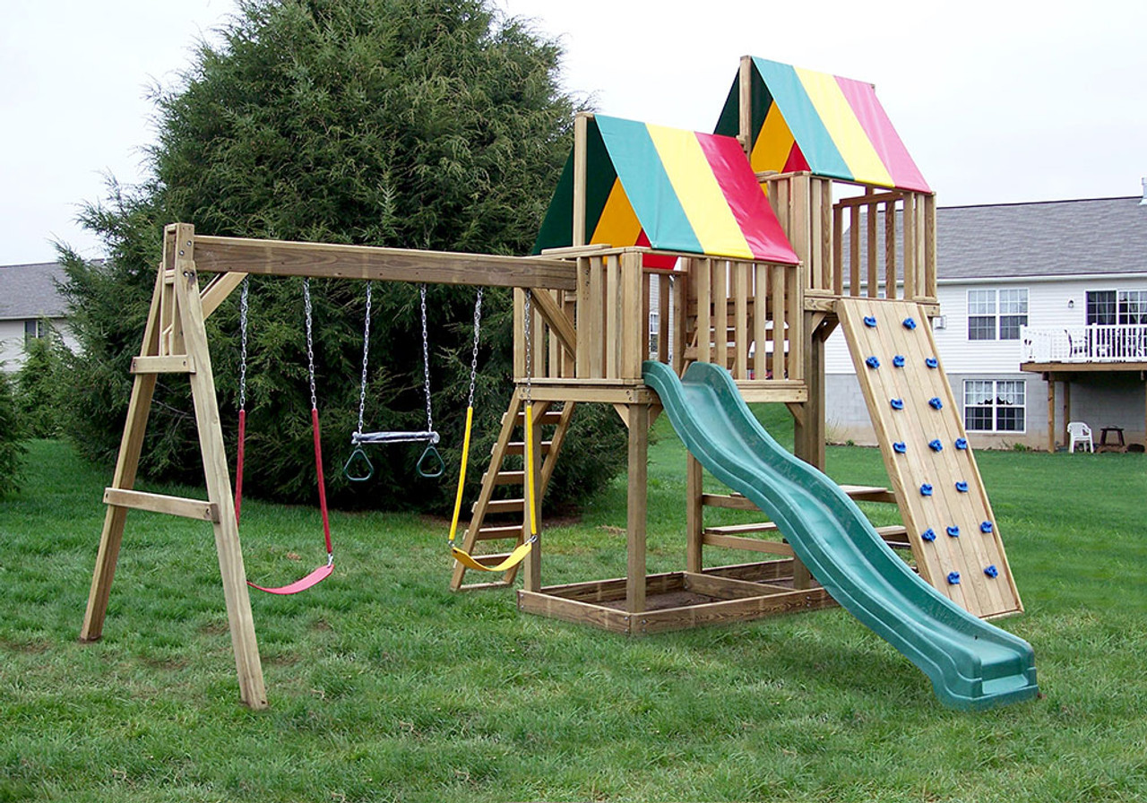 915 Double Delight Playset | Kauffman Lawn Furniture