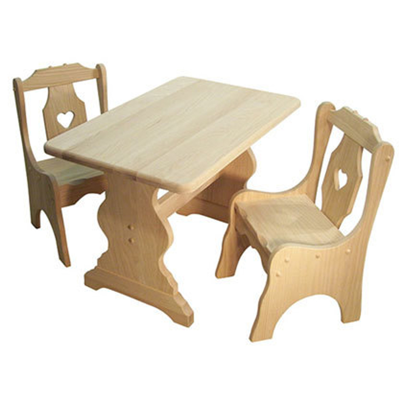 kids table and two chairs