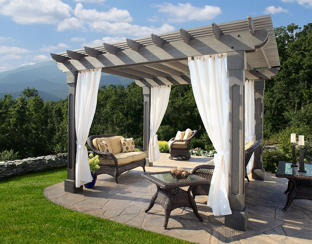 Alcove Cedar Timber Pergola Poly outdoor furniture Berlin, Ohio
