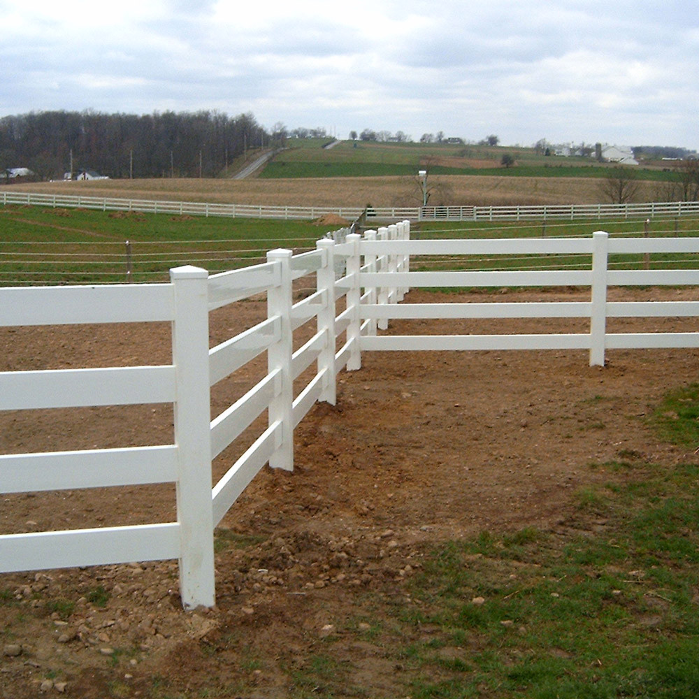 Outdoor Structures Vinyl Fencing Vinyl Ranch Fence Kauffman Lawn