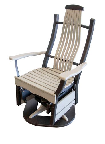 2' Bentwood Swivel Glider