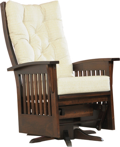 Mission Swivel Glider with Cushions