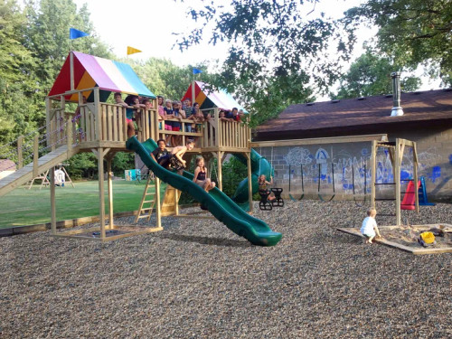 #969 Mega Fortress Swingset