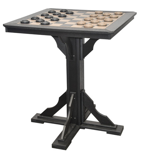 36" Square Checkerboard Table