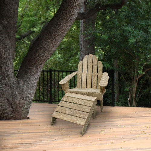 Adirondack Comfort Chair with Foot Rest