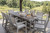 44x96 Garden Classic Fire Table w/ Mayhew Sling Chairs