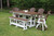 44x72 Garden Classic Counter Table with Comfo Back Chairs 