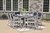 44x64 Garden Classic Oblong Table w/ Mayhew Sling Chairs 