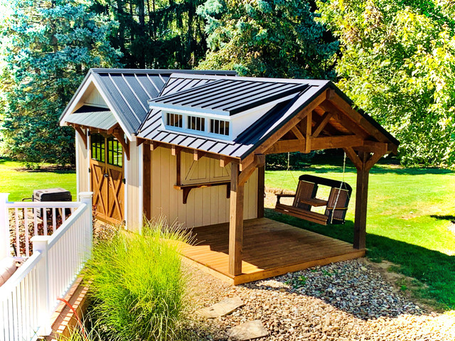 Farmhouse Pavilion - Pool House - Kauffman Lawn Furniture