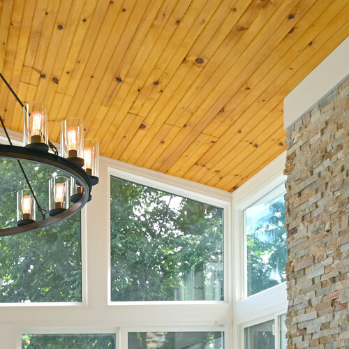 Wood Plank Ceiling