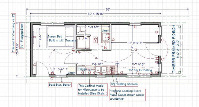 Bunkhouse Lodge Floor Plan