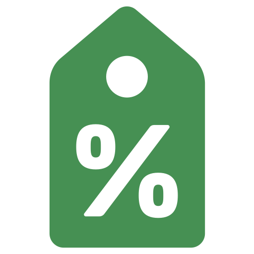 Discount tag icon