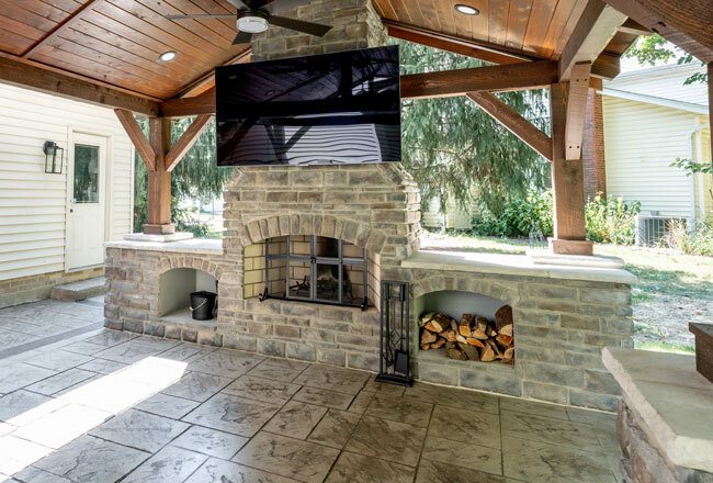 Outdoor Fireplace