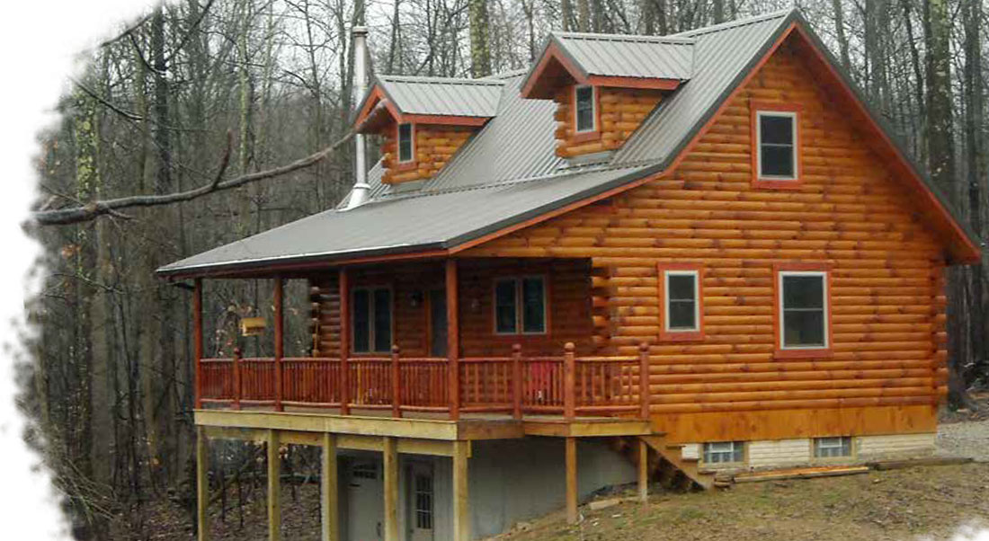 Log Cabins Amish Made Log Cabin Kauffman Lawn Furniture