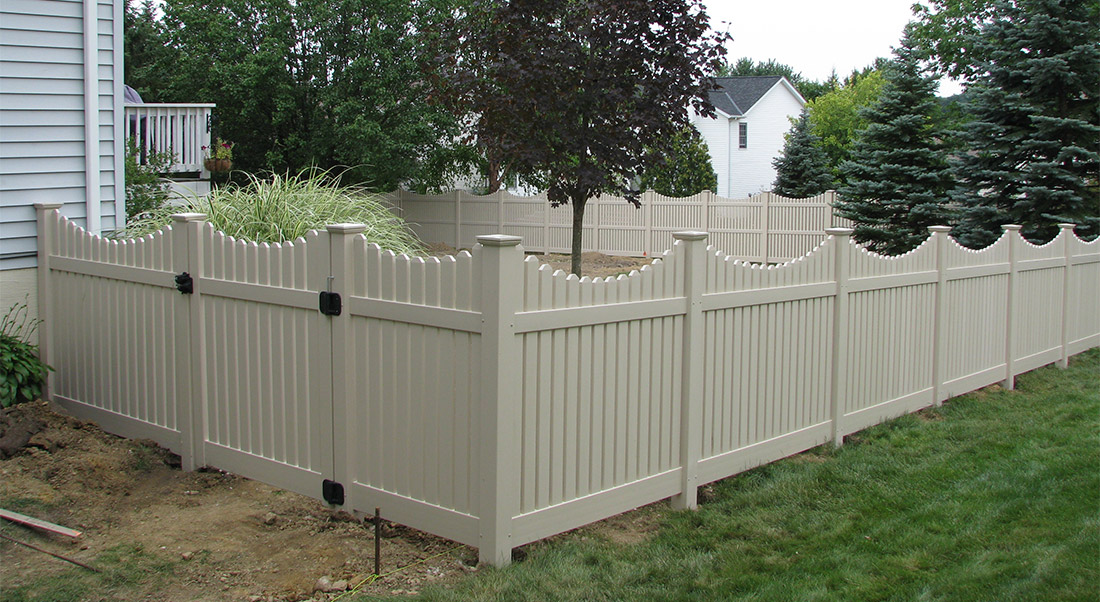 Vinyl Picket Fence by Mt. Hope Fence