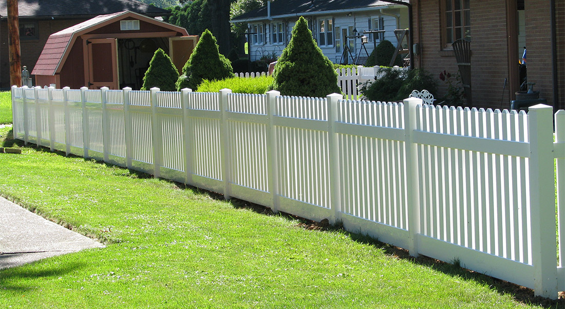 Vinyl Picket Fence by Mt. Hope Fence