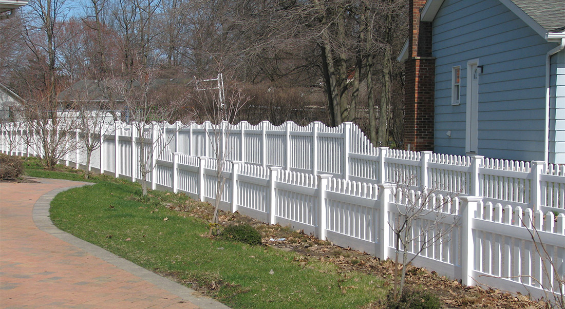 Vinyl Picket Fence by Mt. Hope Fence