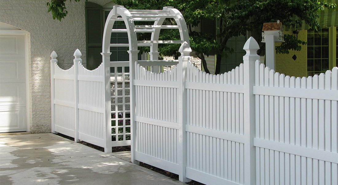 Vinyl Privacy Fence by Mt. Hope Fence