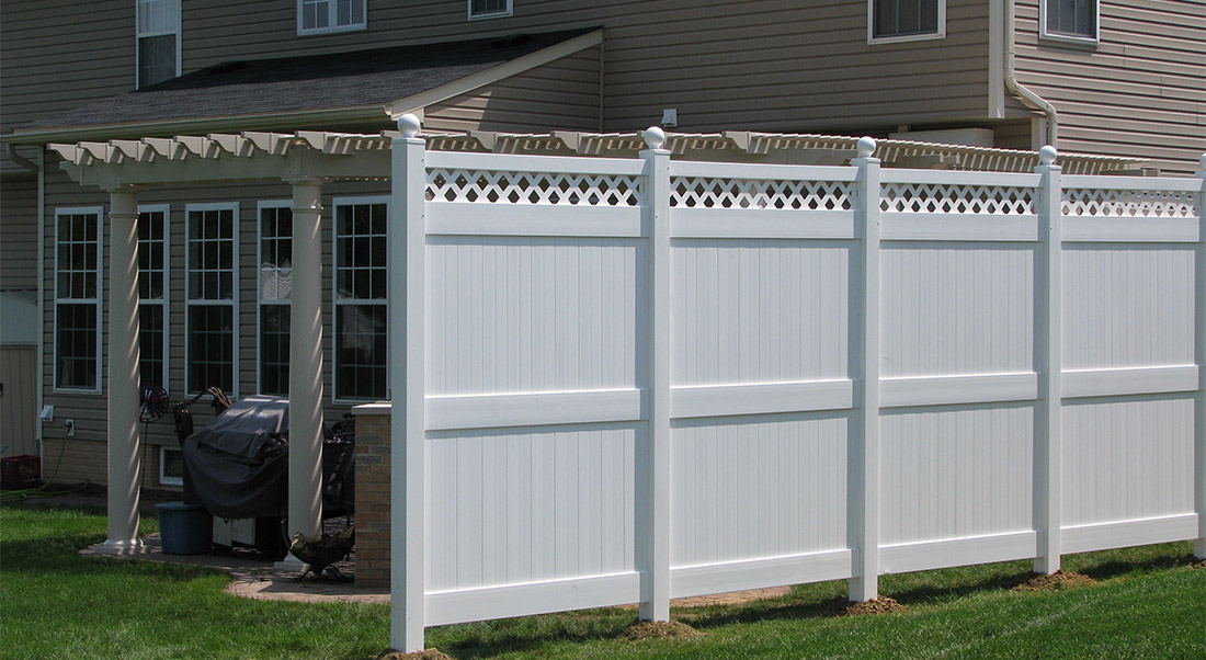 Vinyl Privacy Fence by Mt. Hope Fence