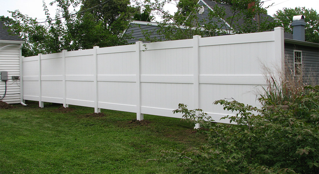 Vinyl Privacy Fence by Mt. Hope Fence