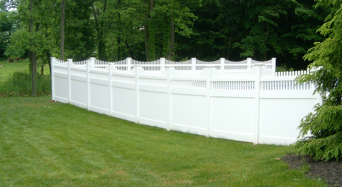 Vinyl Privacy Fence by Mt. Hope Fence