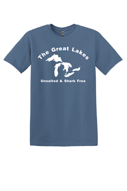 GREAT LAKES UNSALTED AND SHARK FREE SHIRT GREAT LAKES UNSALTED AND SHARK FREE SHIRT