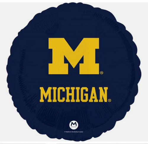 UNIVERSITY OF MICHIGAN 18 INCH FOIL UNIVERSITY OF MICHIGAN 18 INCH FOIL